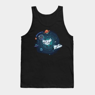 dumb pigeon in the space design Tank Top